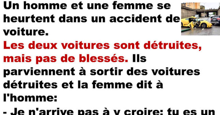 La fille qui voulait absolument attendre la police après l’accident d’auto